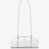 Mini sac à main en cuir froissé Marshmallow Mini sac à main en cuir froissé Marshmallow