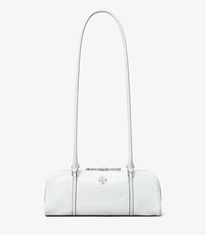 Mini sac à main en cuir froissé Marshmallow Mini sac à main en cuir froissé Marshmallow
