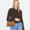 Mini sac à main Lee Radziwill en daim à franges et poignée supérieure Mini sac à main Lee Radziwill en daim à franges et poignée supérieure