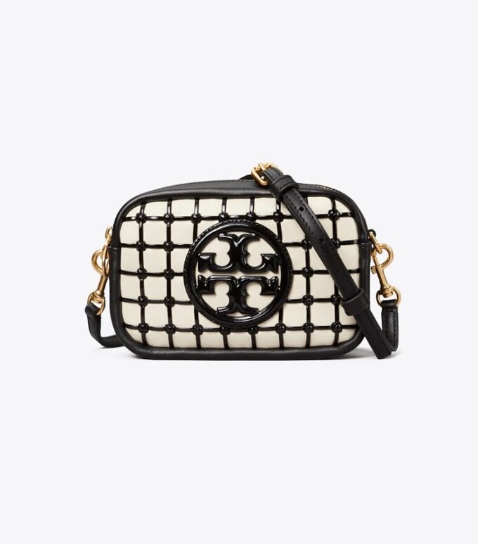 Mini sac Perry Bombe en cuir verni avec coutures whipstitch Mini sac Perry Bombe en cuir verni avec coutures whipstitch