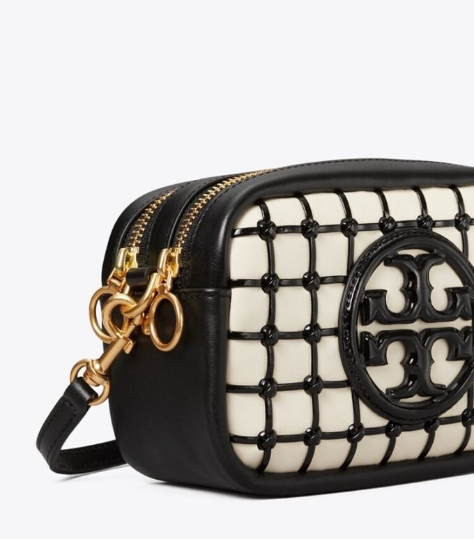 Mini sac Perry Bombe en cuir verni avec coutures whipstitch Mini sac Perry Bombe en cuir verni avec coutures whipstitch