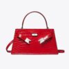 Mini sac à poignée supérieure Lee Radziwill en cuir gaufré croco Mini sac à poignée supérieure Lee Radziwill en cuir gaufré croco