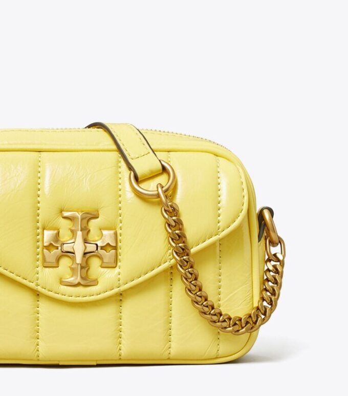 Mini sac pour appareil photo Kira en cuir verni Mini sac pour appareil photo Kira en cuir verni