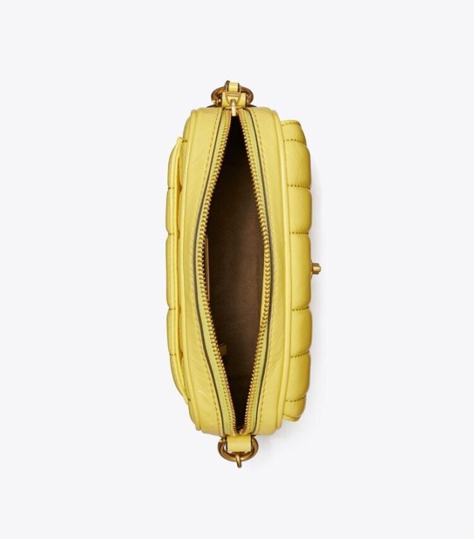 Mini sac pour appareil photo Kira en cuir verni Mini sac pour appareil photo Kira en cuir verni