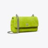 Mini sac à rabat en daim matelassé Kira Mini sac à rabat en daim matelassé Kira