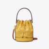 Mini sac seau en cuir perforé T Monogram Mini sac seau en cuir perforé T Monogram