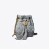 Mini sac seau Fleming en bouclé souple Mini sac seau Fleming en bouclé souple