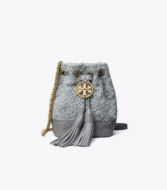 Mini sac seau Fleming en bouclé souple