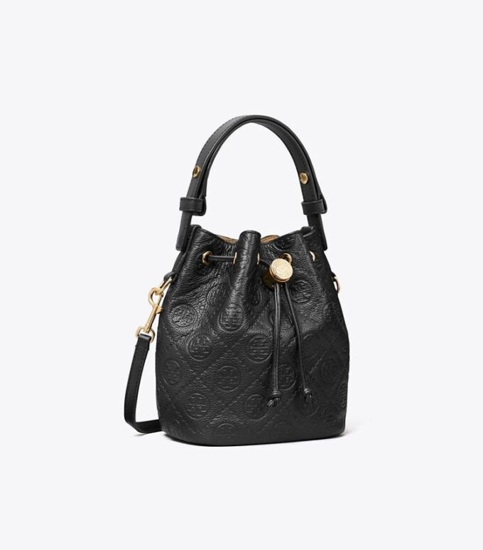 Mini sac seau grainé T Monogram Mini sac seau grainé T Monogram