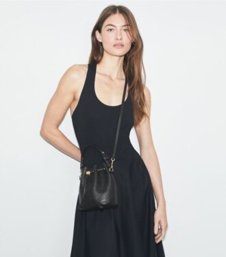 Mini sac seau grainé T Monogram