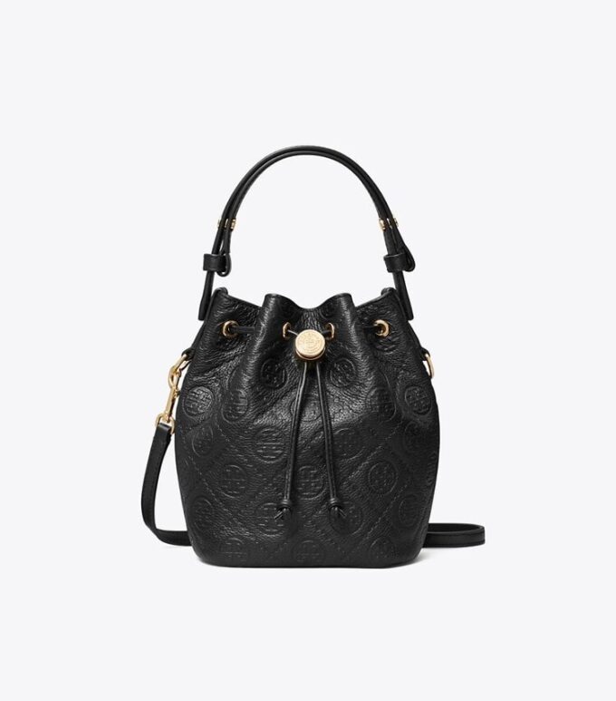 Mini sac seau grainé T Monogram Mini sac seau grainé T Monogram