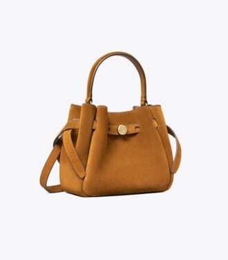 Mini sac seau Romy en daim