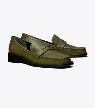 Mocassins à bout carré