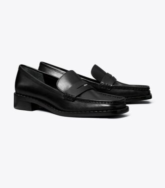 Mocassins à bout carré