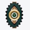 Montre-bracelet Evil Eye, cuir Luggage/vert, 27 mm Montre-bracelet Evil Eye, cuir Luggage/vert, 27 mm