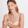 Montre Buddy Bangle, acier inoxydable bleu marine/doré, 25 x 32 mm Montre Buddy Bangle, acier inoxydable bleu marine/doré, 25 x 32 mm