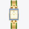 Montre Buddy Bangle, acier inoxydable doré/multicolore, 26 x 32 mm Montre Buddy Bangle, acier inoxydable doré/multicolore, 26 x 32 mm