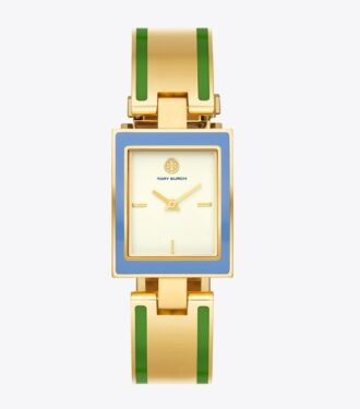 Montre Buddy Bangle, acier inoxydable doré/multicolore, 26 x 32 mm