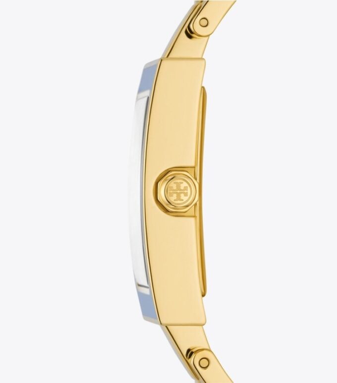Montre Buddy Bangle, acier inoxydable doré/multicolore, 26 x 32 mm Montre Buddy Bangle, acier inoxydable doré/multicolore, 26 x 32 mm