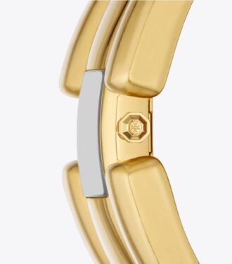 Montre Puzzle, acier inoxydable doré, 15 x 19 mm