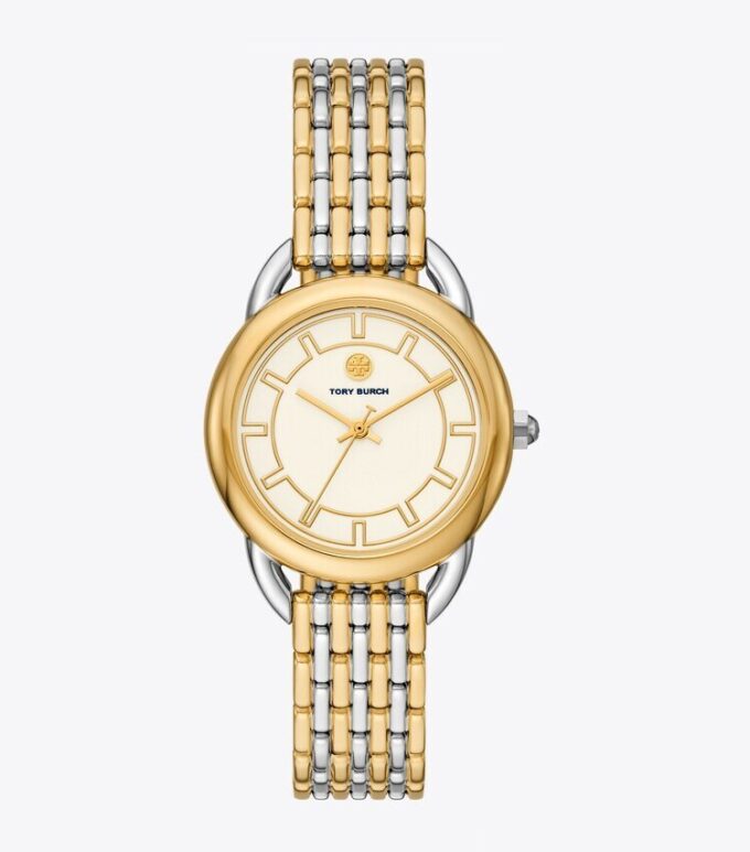 Montre Ravello, deux tons or/acier inoxydable/ivoire, 32 x 40 mm Montre Ravello, deux tons or/acier inoxydable/ivoire, 32 x 40 mm