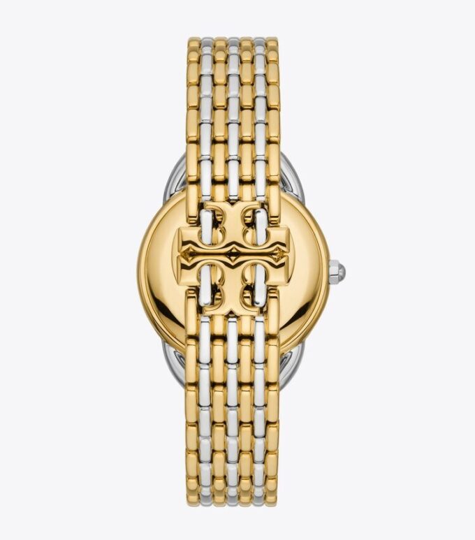 Montre Ravello, deux tons or/acier inoxydable/ivoire, 32 x 40 mm Montre Ravello, deux tons or/acier inoxydable/ivoire, 32 x 40 mm