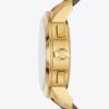 Montre Tory Monogram T, bleu marine/acier inoxydable doré, 37 x 37 mm Montre Tory Monogram T, bleu marine/acier inoxydable doré, 37 x 37 mm