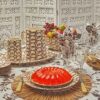 Nappe carrée Happy Times Bouquet, 178 cm x 178 cm Nappe carrée Happy Times Bouquet, 178 cm x 178 cm