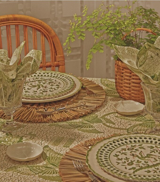 Nappe ronde Butterfly Batik, 108 po Nappe ronde Butterfly Batik, 108 po