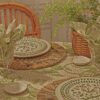 Nappe ronde Butterfly Batik, 304,8 cm Nappe ronde Butterfly Batik, 304,8 cm