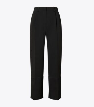 Pantalon court en crêpe