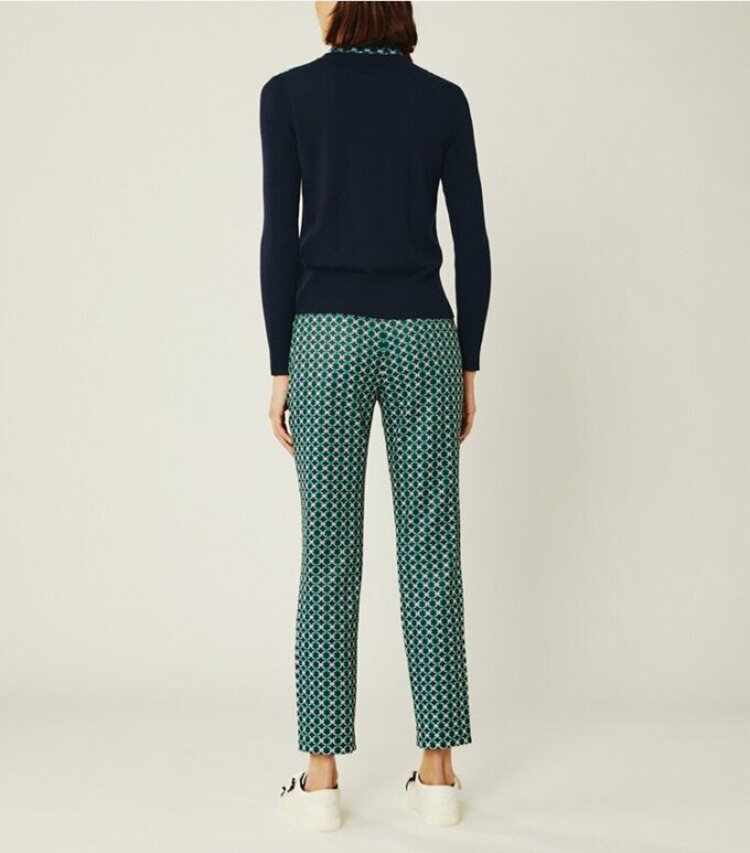 Pantalon de golf en twill technique imprimé Pantalon de golf en twill technique imprimé