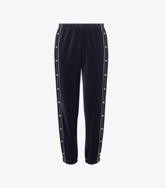 Pantalon de jogging en velours avec logo T