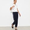 Pantalon de jogging en velours avec logo T Pantalon de jogging en velours avec logo T