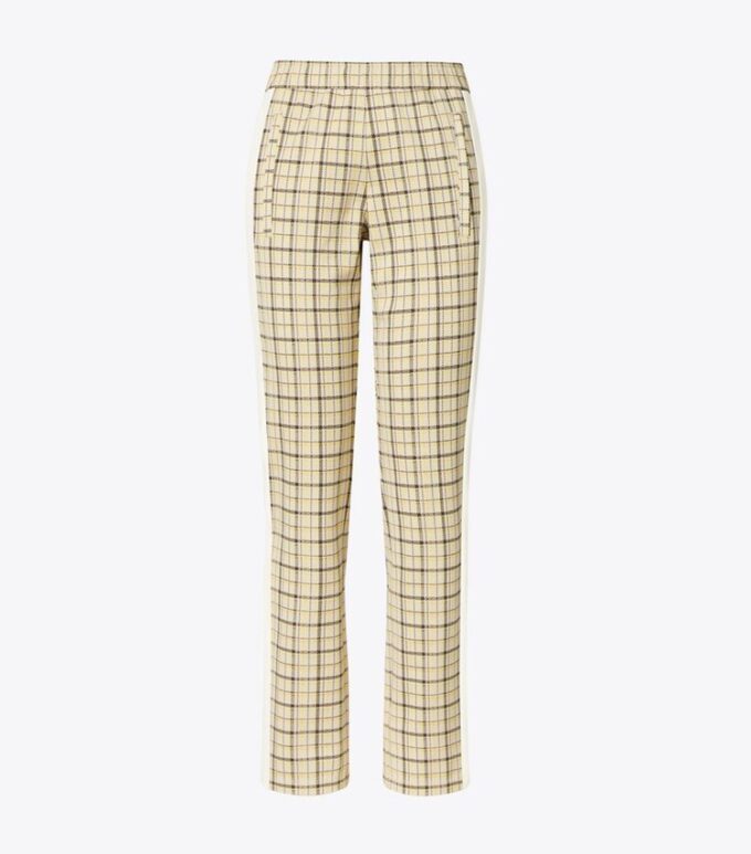 Pantalon de survêtement en double tricot teint dans la masse Pantalon de survêtement en double tricot teint dans la masse