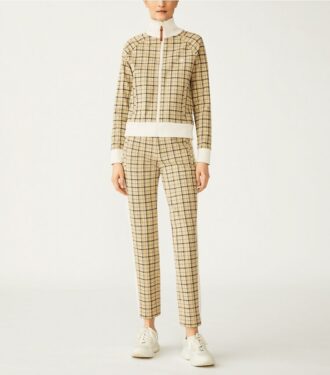Pantalon de survêtement en double tricot teint dans la masse Pantalon de survêtement en double tricot teint dans la masse