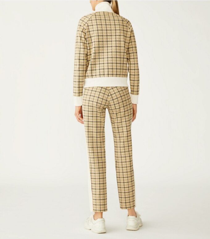 Pantalon de survêtement en double tricot teint dans la masse Pantalon de survêtement en double tricot teint dans la masse