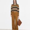 Pantalon en daim à la coupe décontractée Pantalon en daim à la coupe décontractée