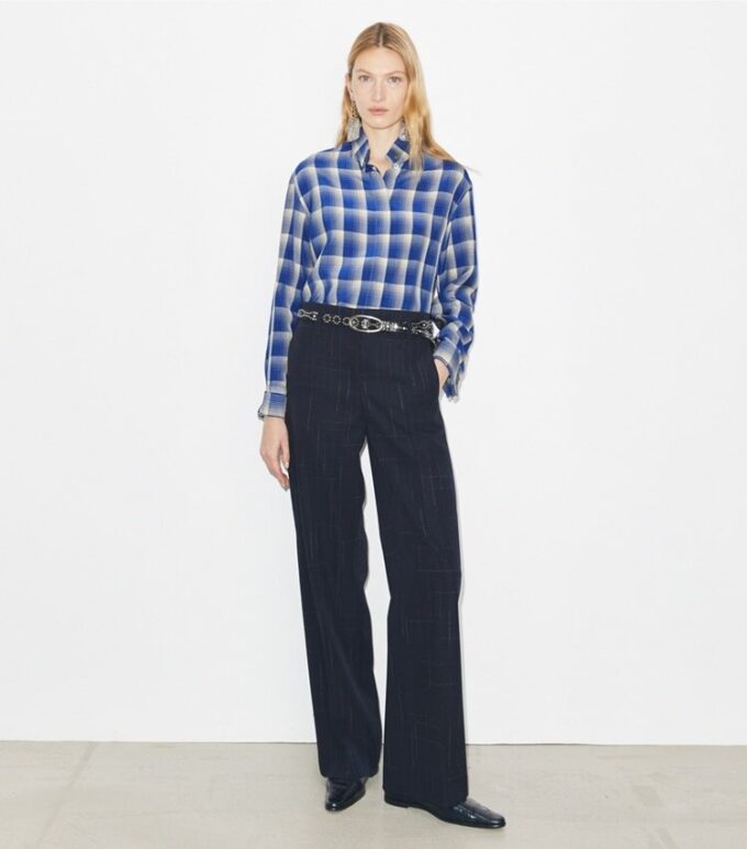 Chemise en viscose à carreaux Chemise en viscose à carreaux
