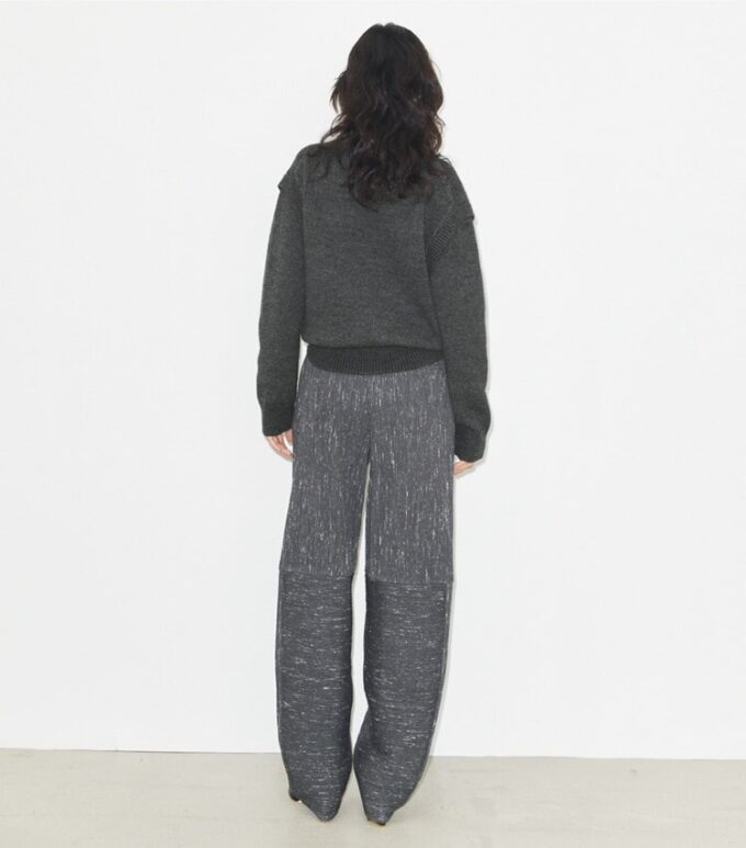 Pantalon large en laine Pantalon large en laine