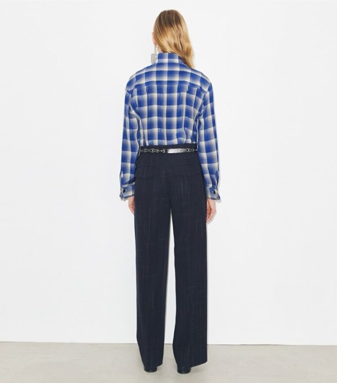 Pantalon large en laine Pantalon large en laine