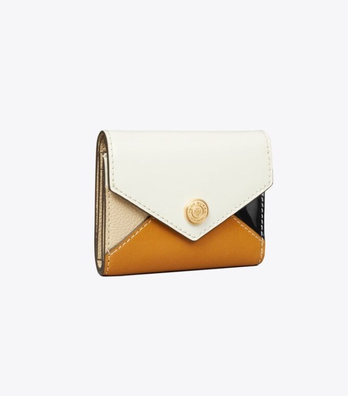 Petit portefeuille enveloppe colorblock Petit portefeuille enveloppe colorblock