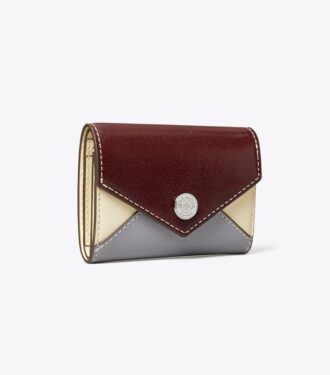 Petit portefeuille enveloppe en cuir