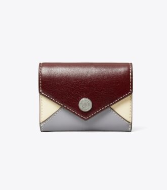 Petit portefeuille enveloppe en cuir