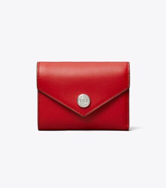 Petit portefeuille enveloppe en cuir