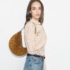 Petit sac ballon en daim T Monogram Petit sac ballon en daim T Monogram