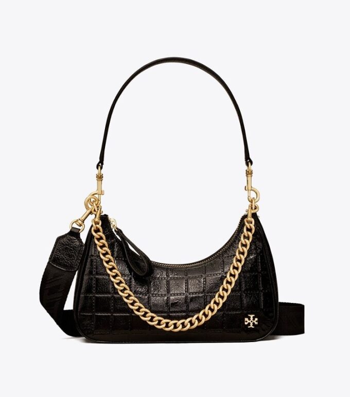 Petit sac à bandoulière 151 Mercer en cuir verni matelassé Petit sac à bandoulière 151 Mercer en cuir verni matelassé