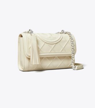 Petit sac à bandoulière convertible Fleming en cuir verni