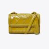 Petit sac à bandoulière convertible Fleming en cuir verni à plis Petit sac à bandoulière convertible Fleming en cuir verni à plis