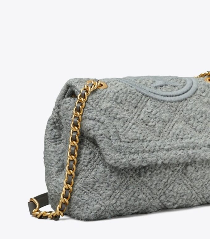 Petit sac à bandoulière convertible Fleming Soft Bouclé Petit sac à bandoulière convertible Fleming Soft Bouclé